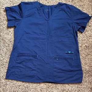 Navy Med Couture Scrub Top